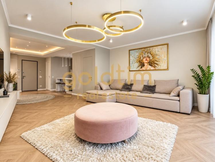 Apartament cu 3 camere semidecomandat, mobilat în Herăstrău