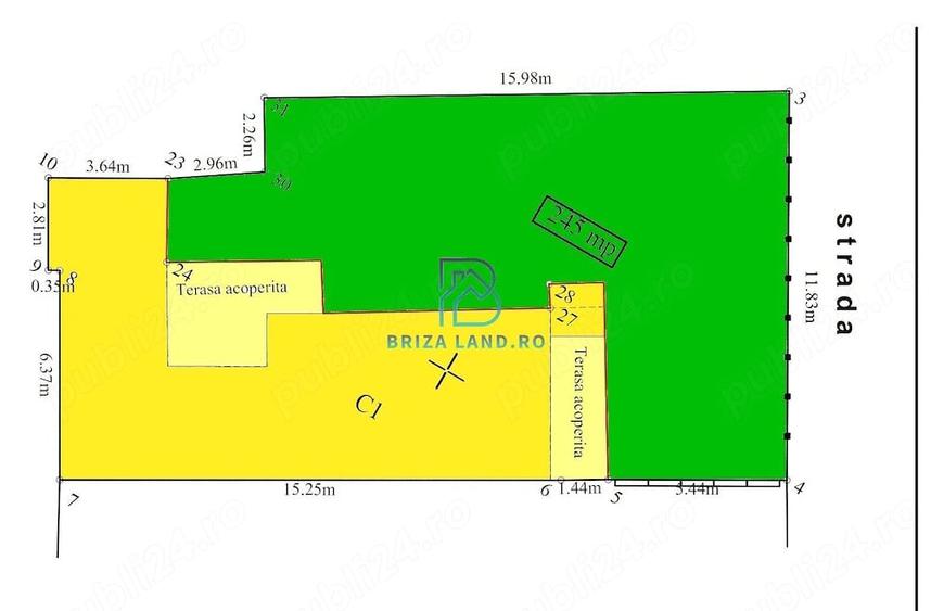 Bucurestii Noi, Laminorului, casa 108mp, 3 camere, 2 bai, teren 245mp - 12