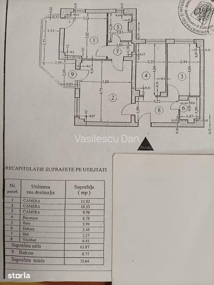 Apartament 3 camere, Str. Her?a-Arena Na?ionala -Mega Mall, Proprietar