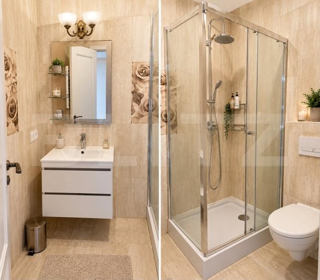 Apartament cu 2 camere semidecomandat, mobilat în Copou