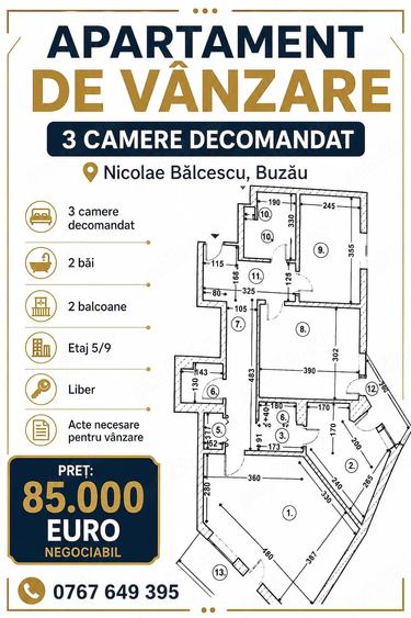 Apartament de vanzare - 1