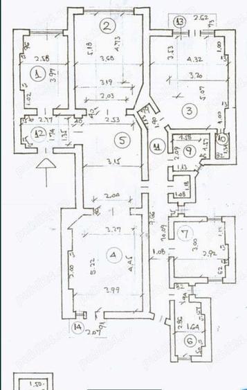 Apartament -5 camere -decomandat-Zona Mosilor - 8