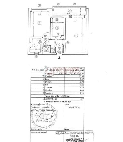 Apartament cu 2 camere decomandat în Alexandru Obregia
