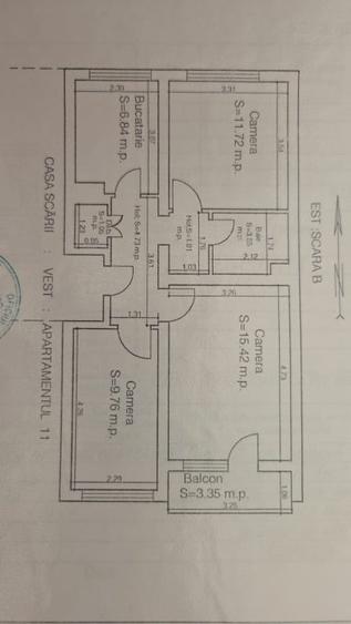 Apartament cu 3 camere decomandat, mobilat în Central