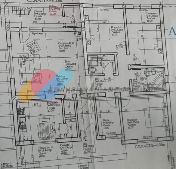 Casă individuală cu 5 camere cu Canalizare în Dezmir