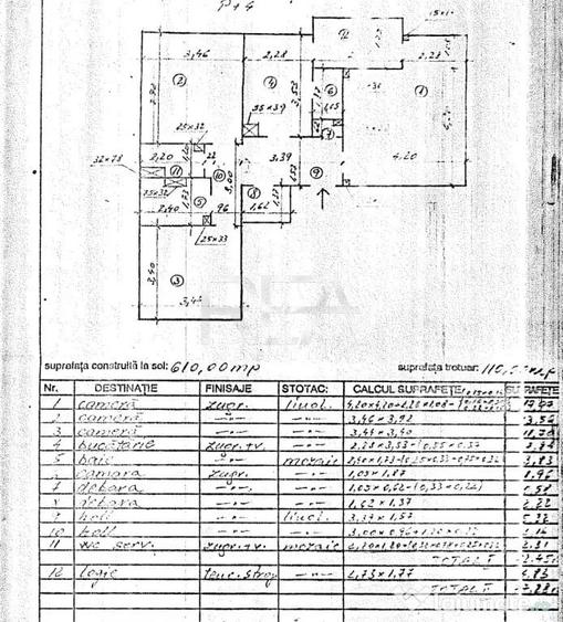 Apartament cu 3 camere decomandat în Uverturii