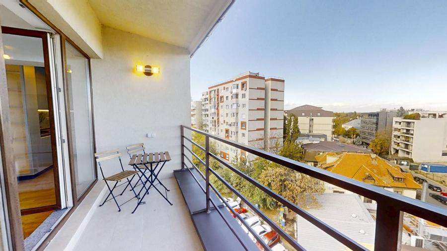 Apartament cu 2 camere semidecomandat, mobilat în Arcul de Triumf