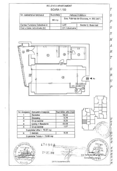 Apartament cu 2 camere decomandat, mobilat în Aviației