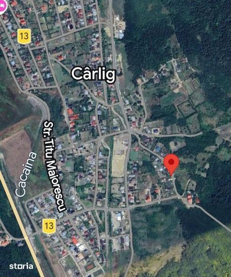 Teren cu priveliste superba in Carlig - 1