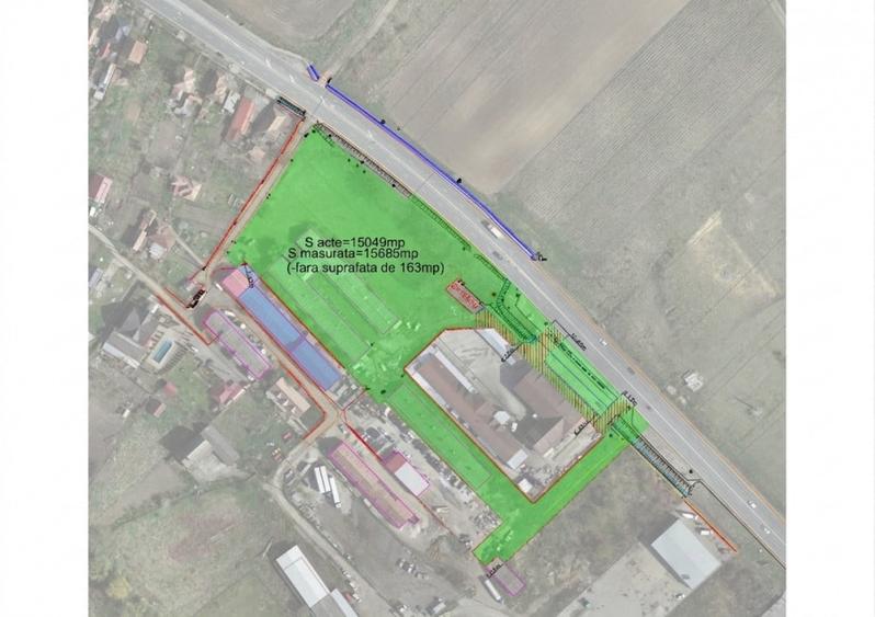 Teren Construcții intravilan de 15049 mp, în Exterior Sud