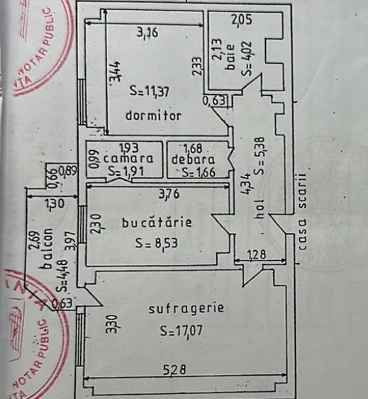Apartament 2 camere decomandat - Tomis II - 125.000 euro(Cod E6) - 8