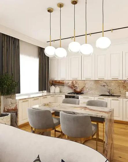 Apartament cu 3 camere semidecomandat în Central
