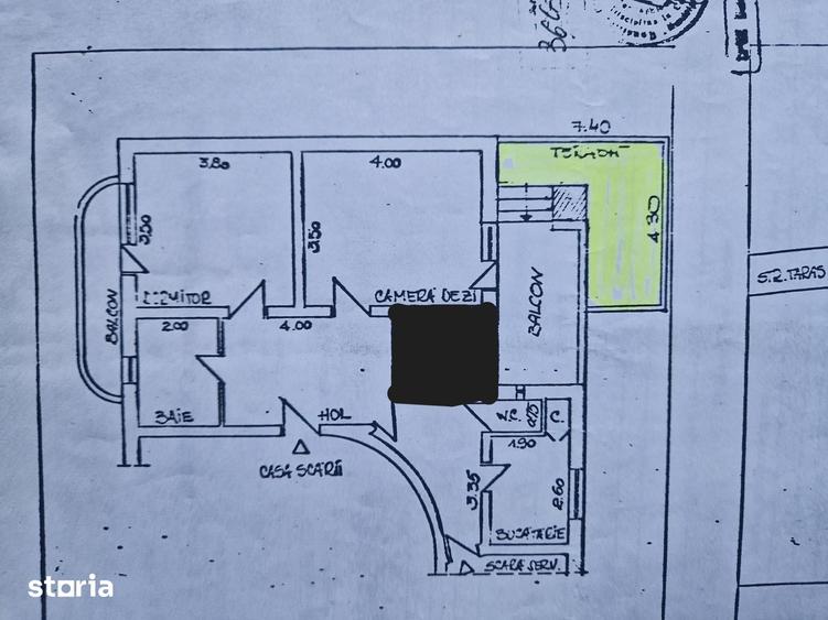 Apartament interbelic elegant cu terasa, pe Vasile Lascar langa Daci - 10
