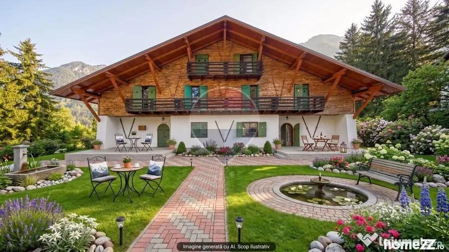 Casă cu 16 camere cu Teren 1368 Mp în Timișu de Sus