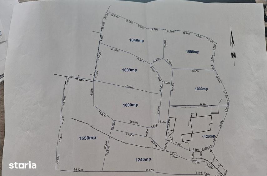 Teren de 1000 mp, în Alexandru cel Bun