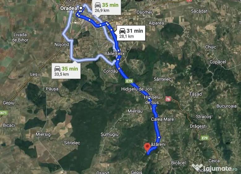 Teren de 4480 mp, în Lăzăreni