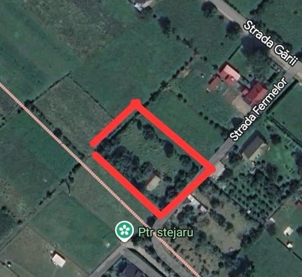 Teren Construcții intravilan de 1672 mp, în Pângărați