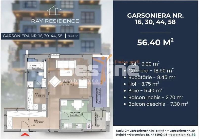 Apartament cu 2 camere decomandat în Central