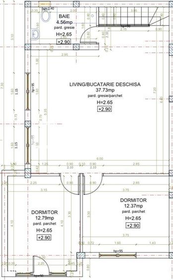 Apartament cu 3 camere în Sânpetru
