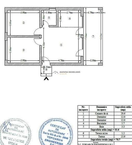 Casă cu 3 camere cu Teren 481 Mp în Snagov