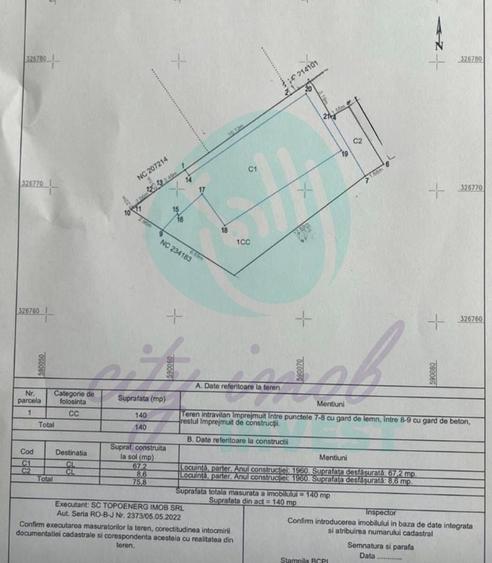 Casă individuală cu 3 camere cu Canalizare în Pache Protopopescu