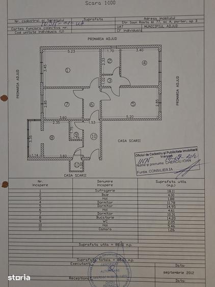 Apartament cu 4 camere decomandat în Ultracentral