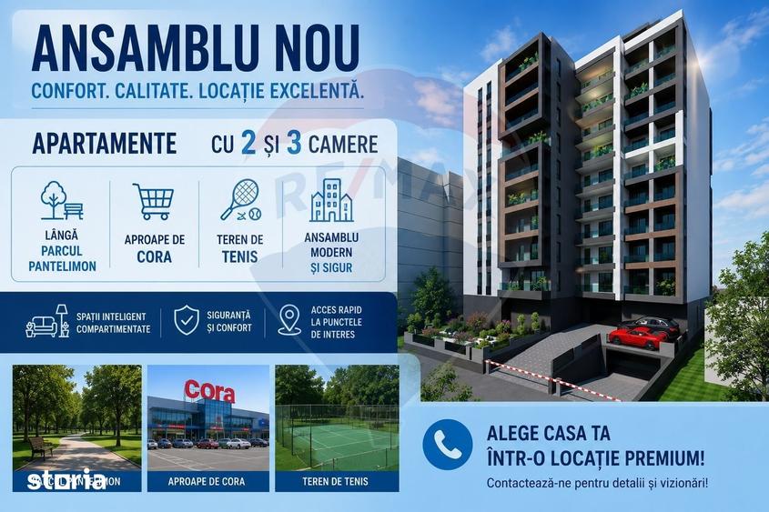 Apartament cu 2 camere în Industriilor