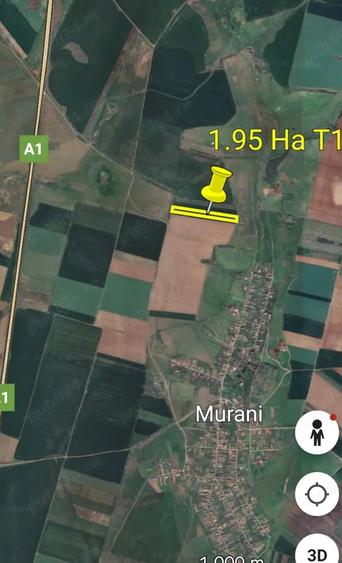 Teren de 19500 mp, în Pișchia