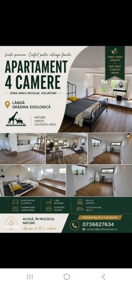 Apartament cu 4 camere decomandat, mobilat în Pipera