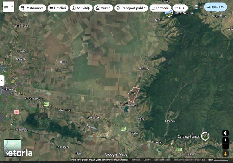 Teren de 5869 mp, în Ghioroc