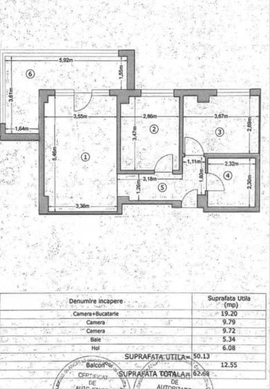 Apartament cu 3 camere decomandat în Chiajna