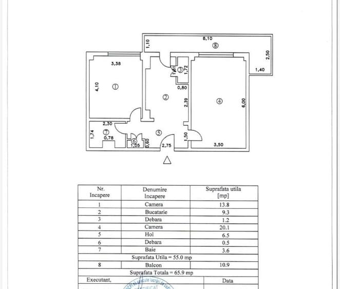 Apartament cu 2 camere decomandat, mobilat în Barieră