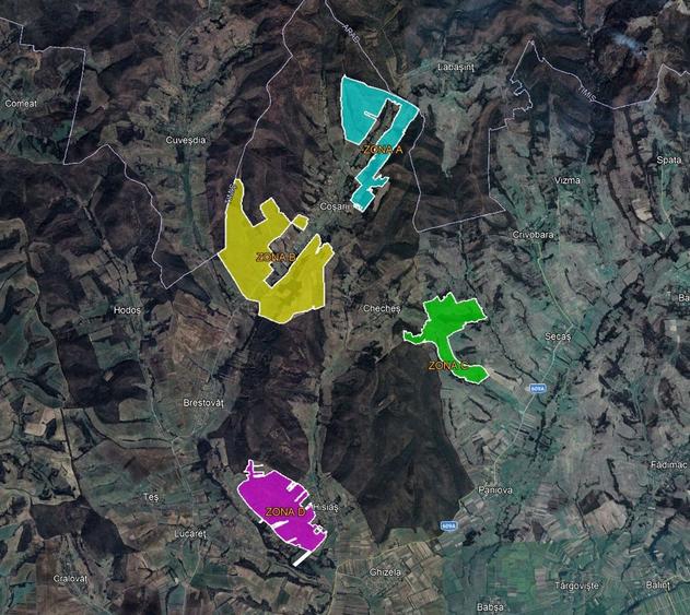 Teren agricol extravilan de 17620000 mp, în Hisiaș