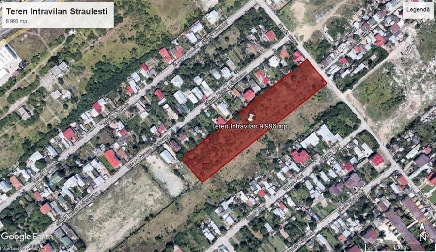 Teren Construcții intravilan de 9996 mp, în Străulești