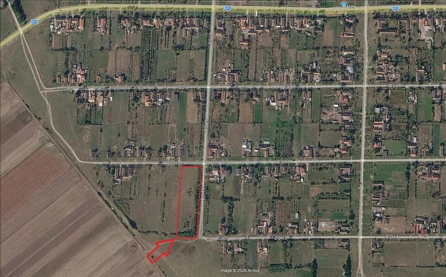 Teren de 5578 mp, în Alioș