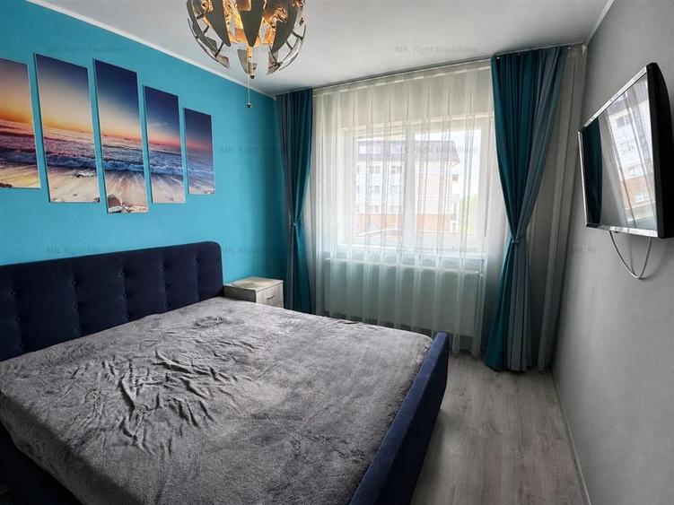 Apartament cu 2 camere decomandat, mobilat în Sânpetru