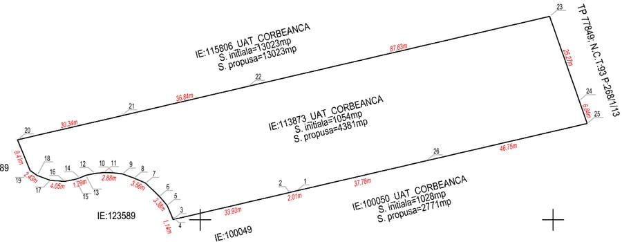 Teren agricol intravilan de 4381 mp, în Corbeanca