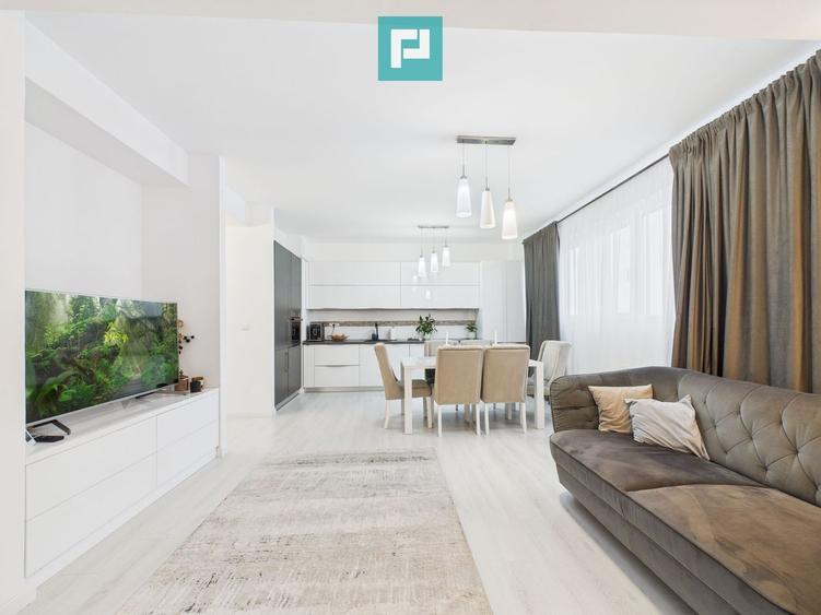 Apartament cu 3 camere semidecomandat, mobilat în UTA