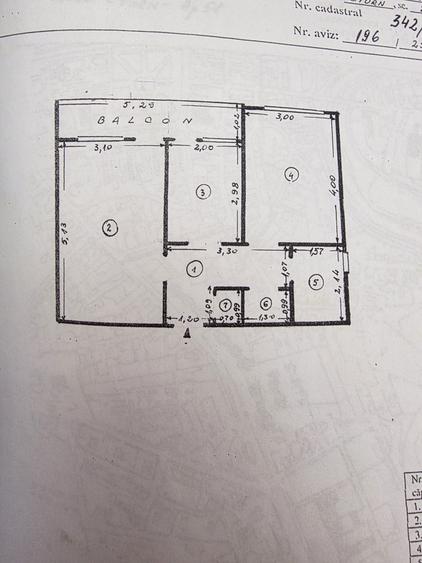 Apartament cu 2 camere decomandat în Central