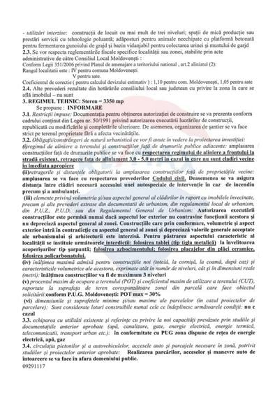 Teren Construcții intravilan de 3350 mp, în Stejeriș