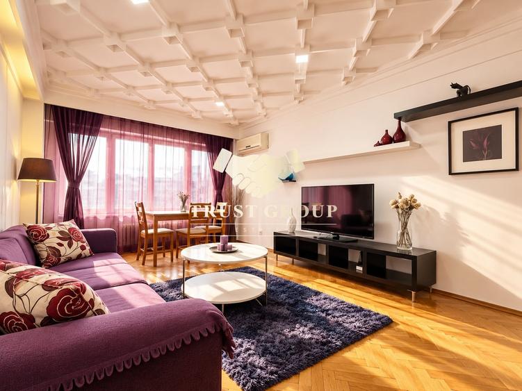 Apartament cu 3 camere decomandat, mobilat în Grădina Icoanei