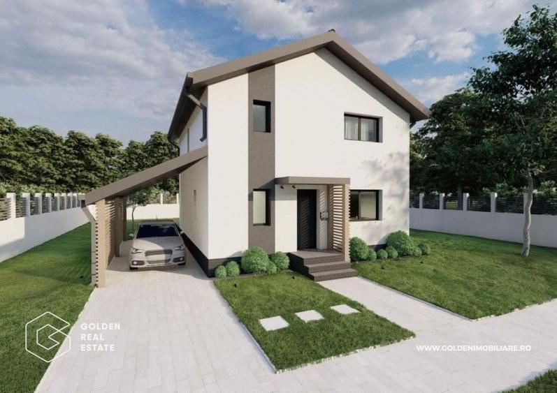 Casă individuală cu 4 camere cu Teren 400 Mp în 6 Vânători