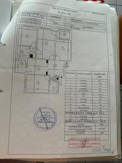 Apartament cu 4 camere decomandat în Rahova