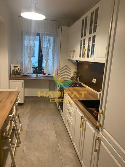Apartament cu 4 camere decomandat, mobilat în Brâncoveanu