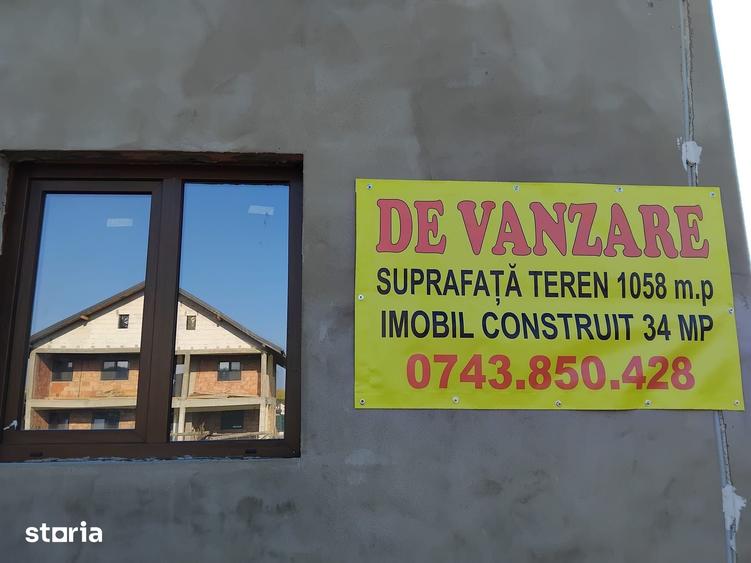 Casă cu 2 camere cu Teren 1058 Mp în Bălțați