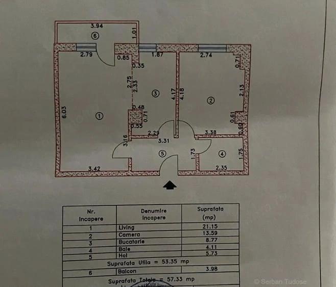 Apartament 2 camere de inchiriat | Novum Invest | Grozave?ti - 1