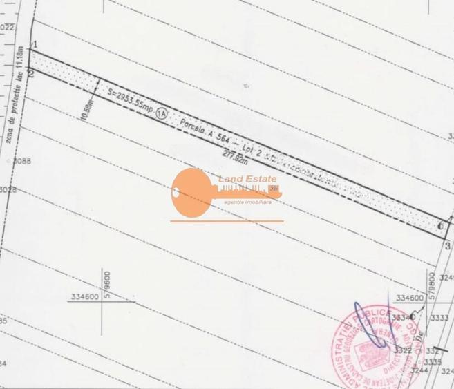 Teren Construcții intravilan de 2953 mp, în Mogoșoaia
