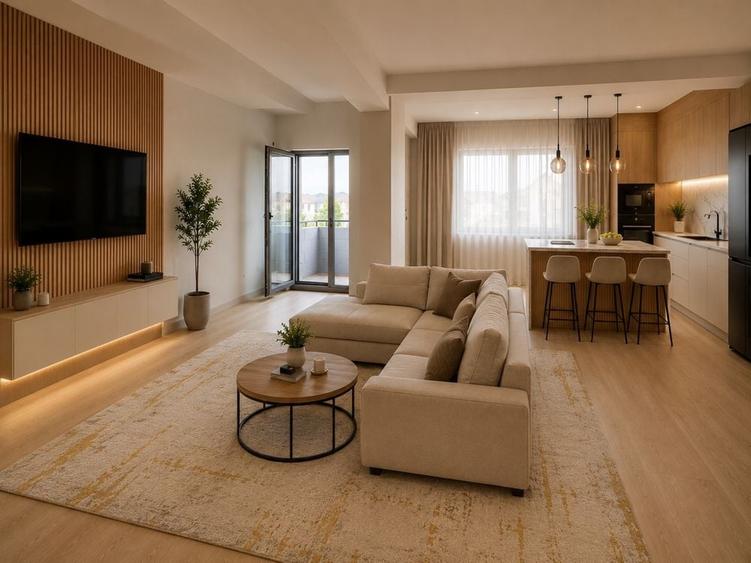 Apartament cu 2 camere decomandat în Popoveni
