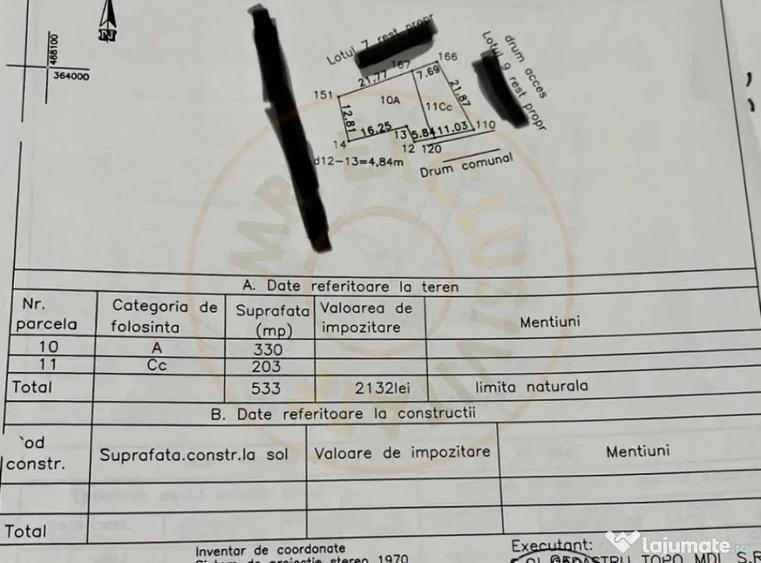 Teren de 533 mp - 10 min de Pitesti-Albota Arge?! - 1