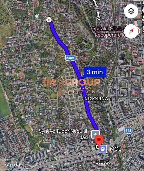 Teren de 1481 mp, în Nicolina